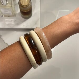 ZARA Elegant Multi-Color Bangle Set